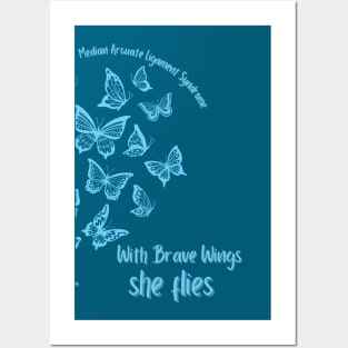 With Brave Wings, She Flies (MALS) Posters and Art